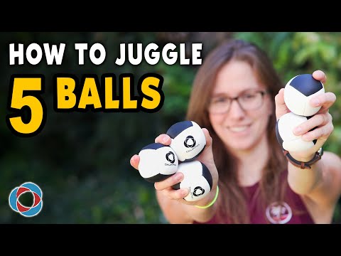 Learn to JUGGLE 5 BALLS - Advanced Tutorial